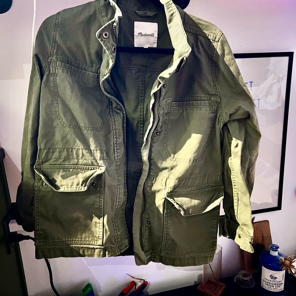 Madewell Olive Utility Jacket